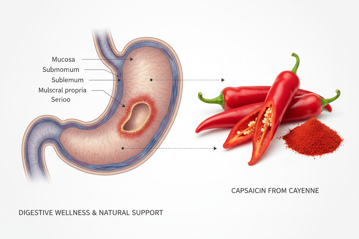 Cayenne Pepper and Digestive Health: Can It Help Heal Ulcers?