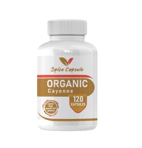 Organic CAYENNE Capsules - 120 Capsules