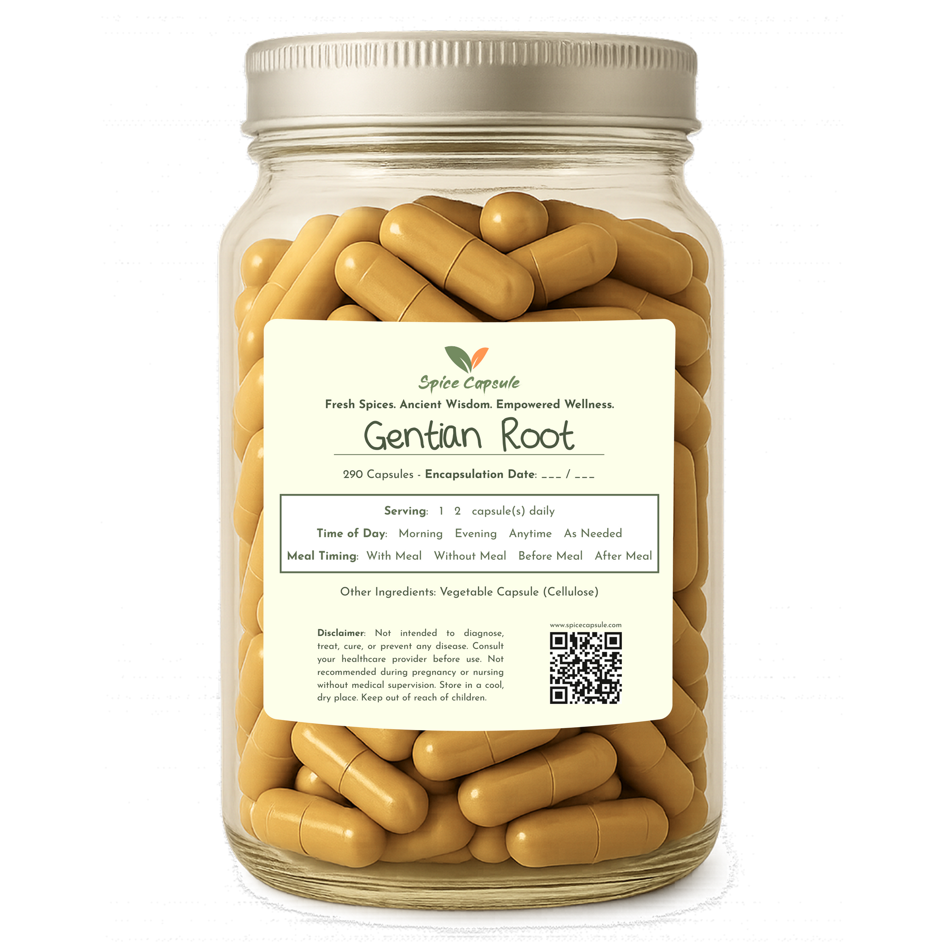 Gentian Root Capsules