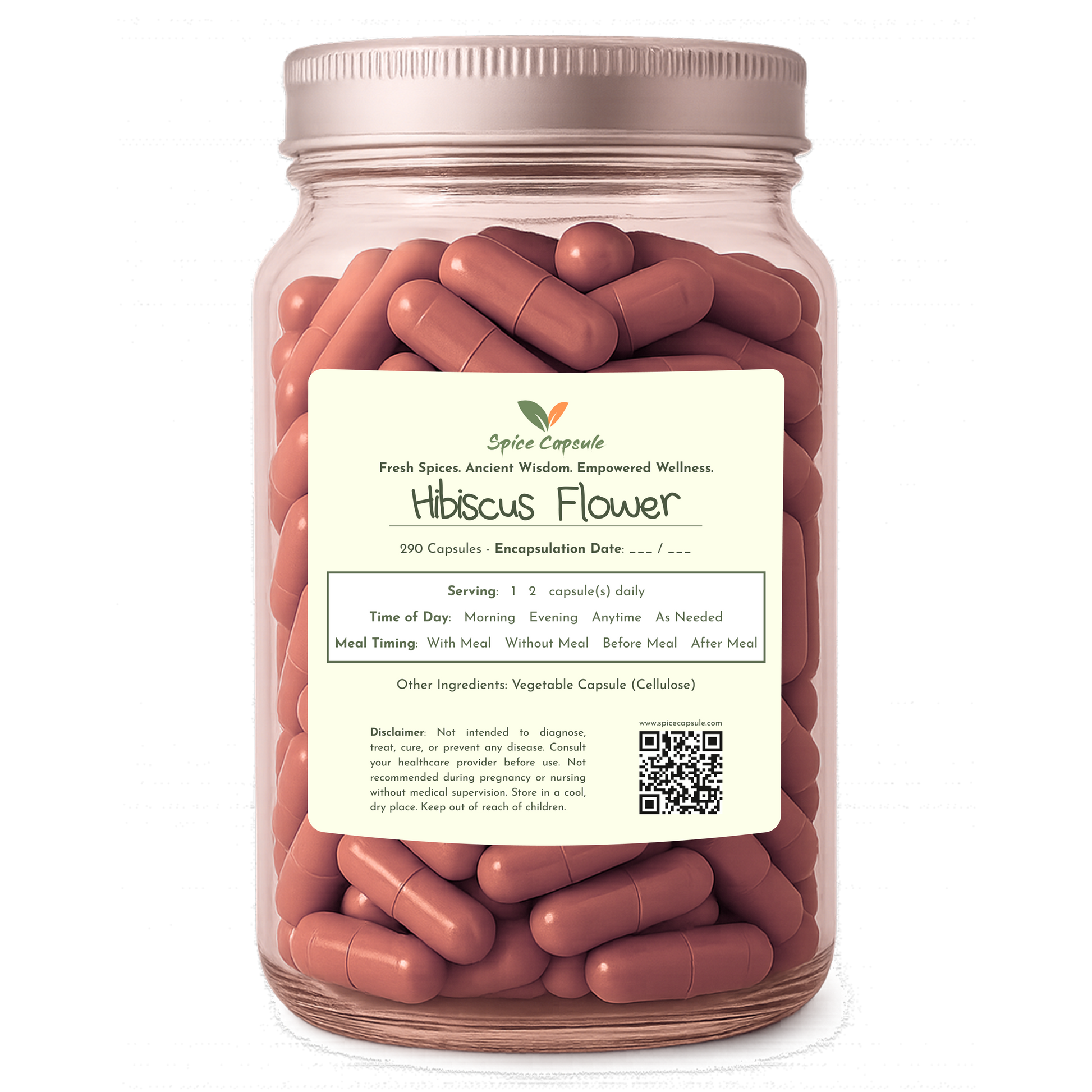 Hibiscus Flower Capsules