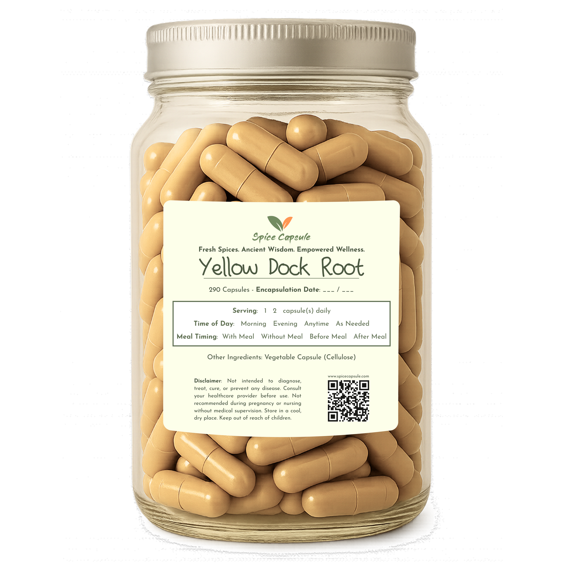 Yellow Dock Root Capsules