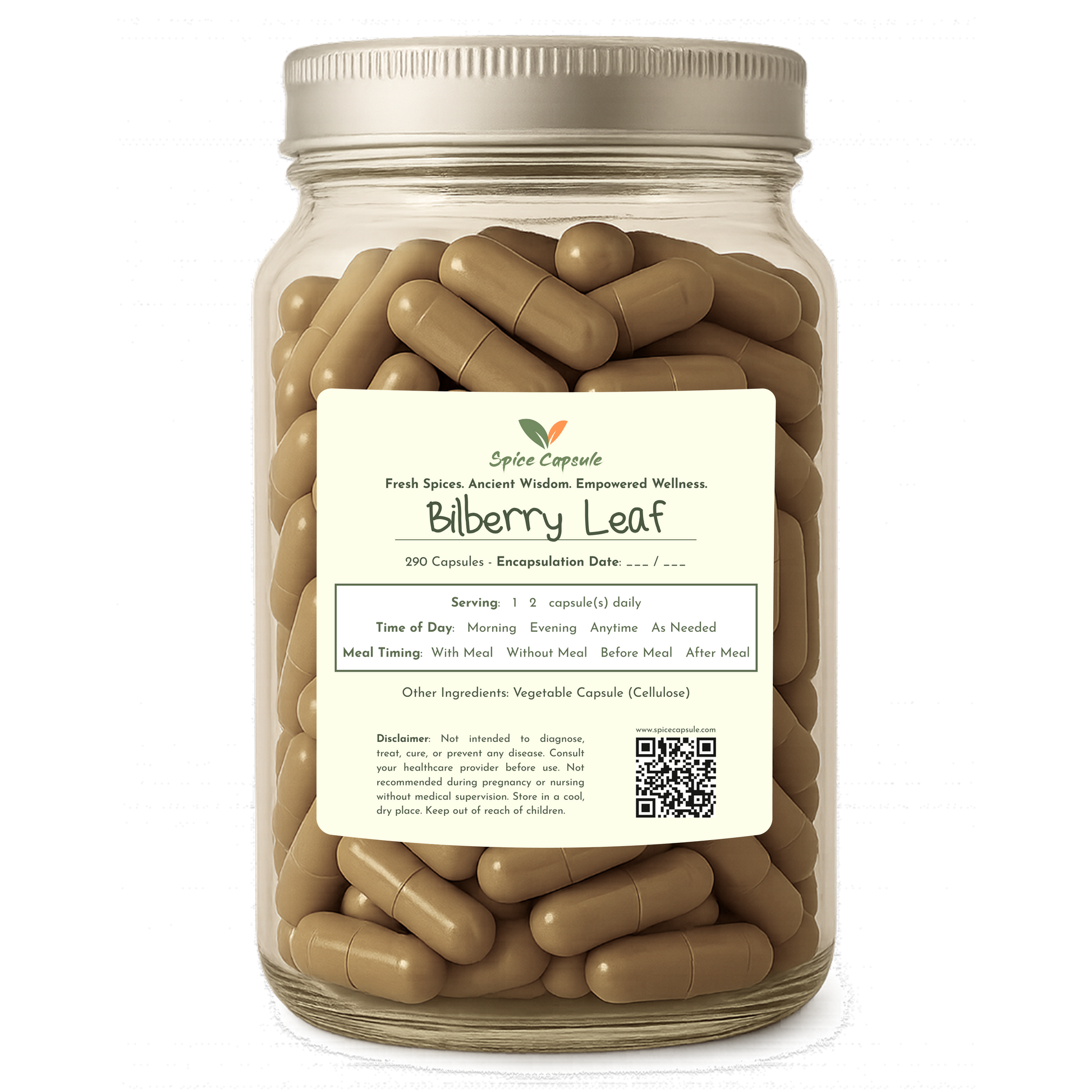 Bilberry Leaf Capsules
