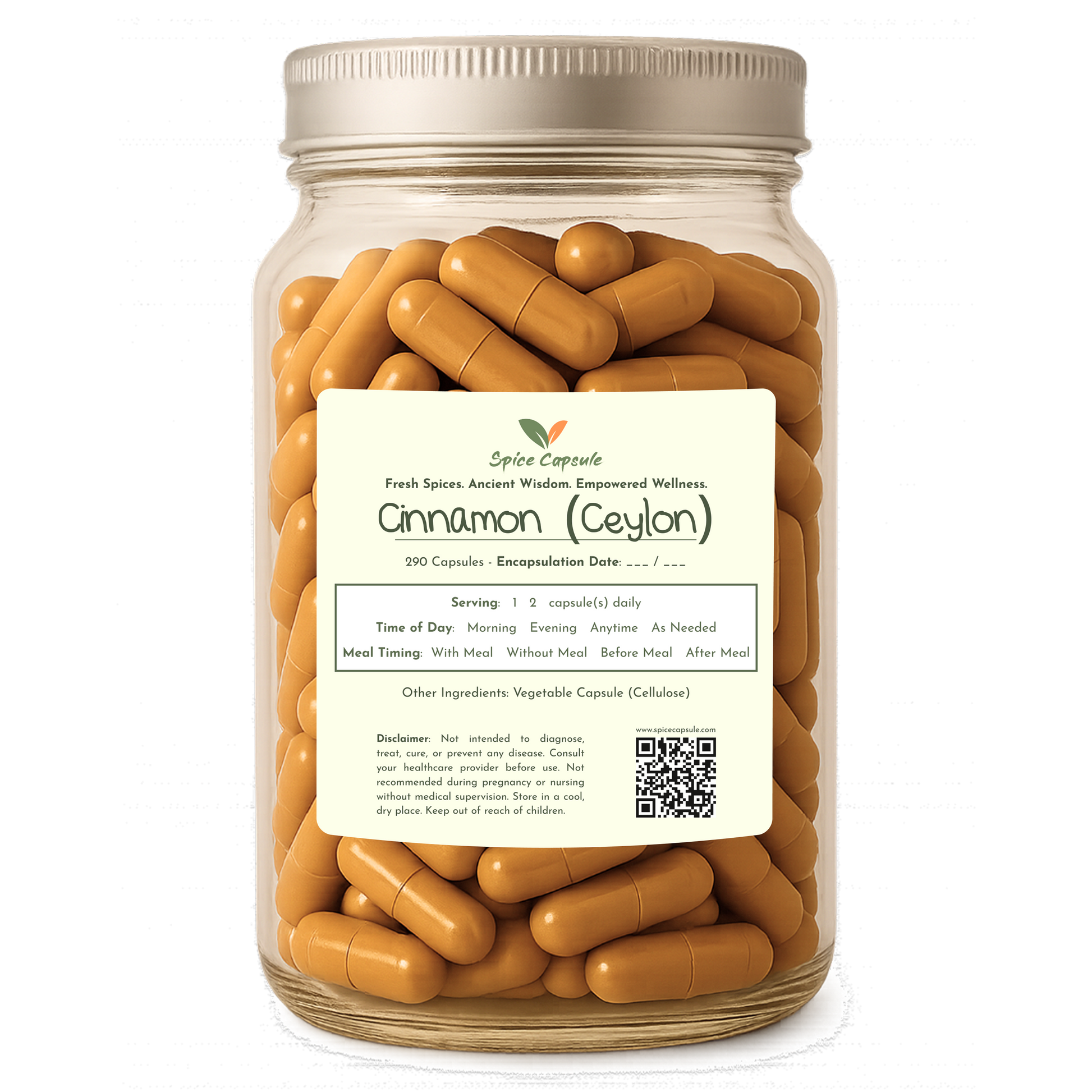 Cinnamon (Ceylon) Capsules