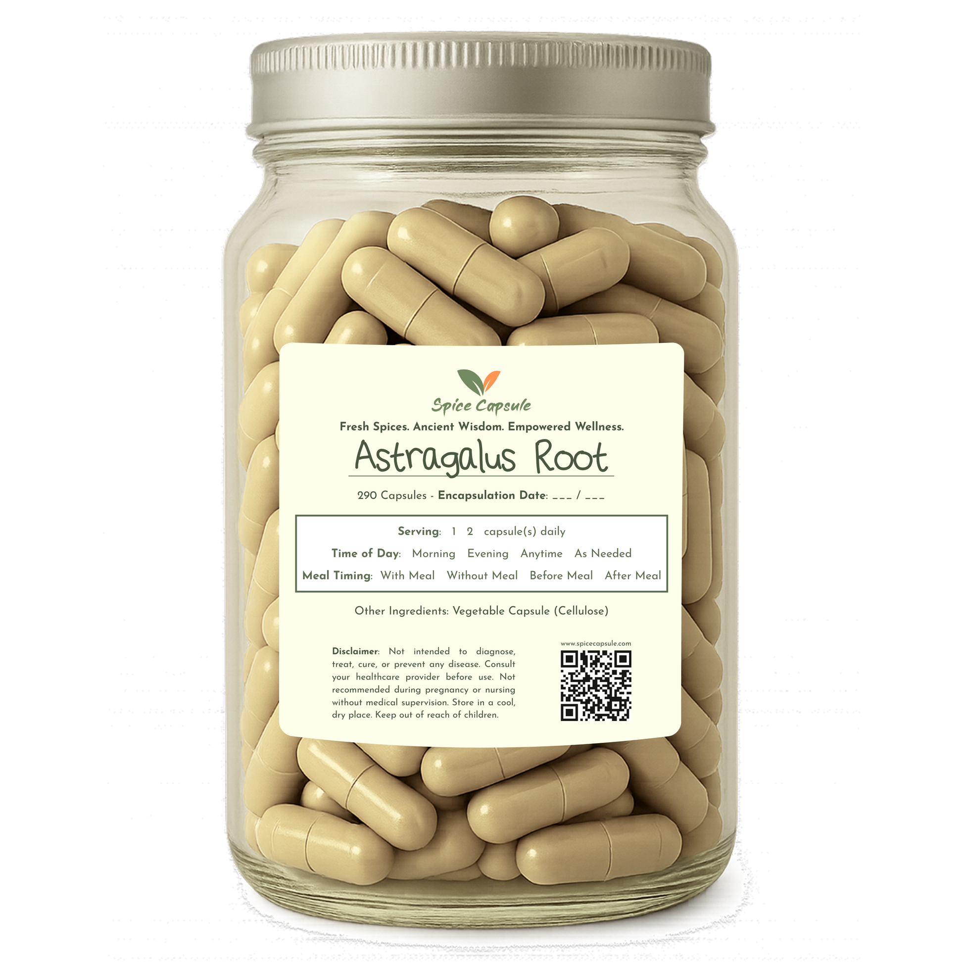 Astragalus Root Capsules