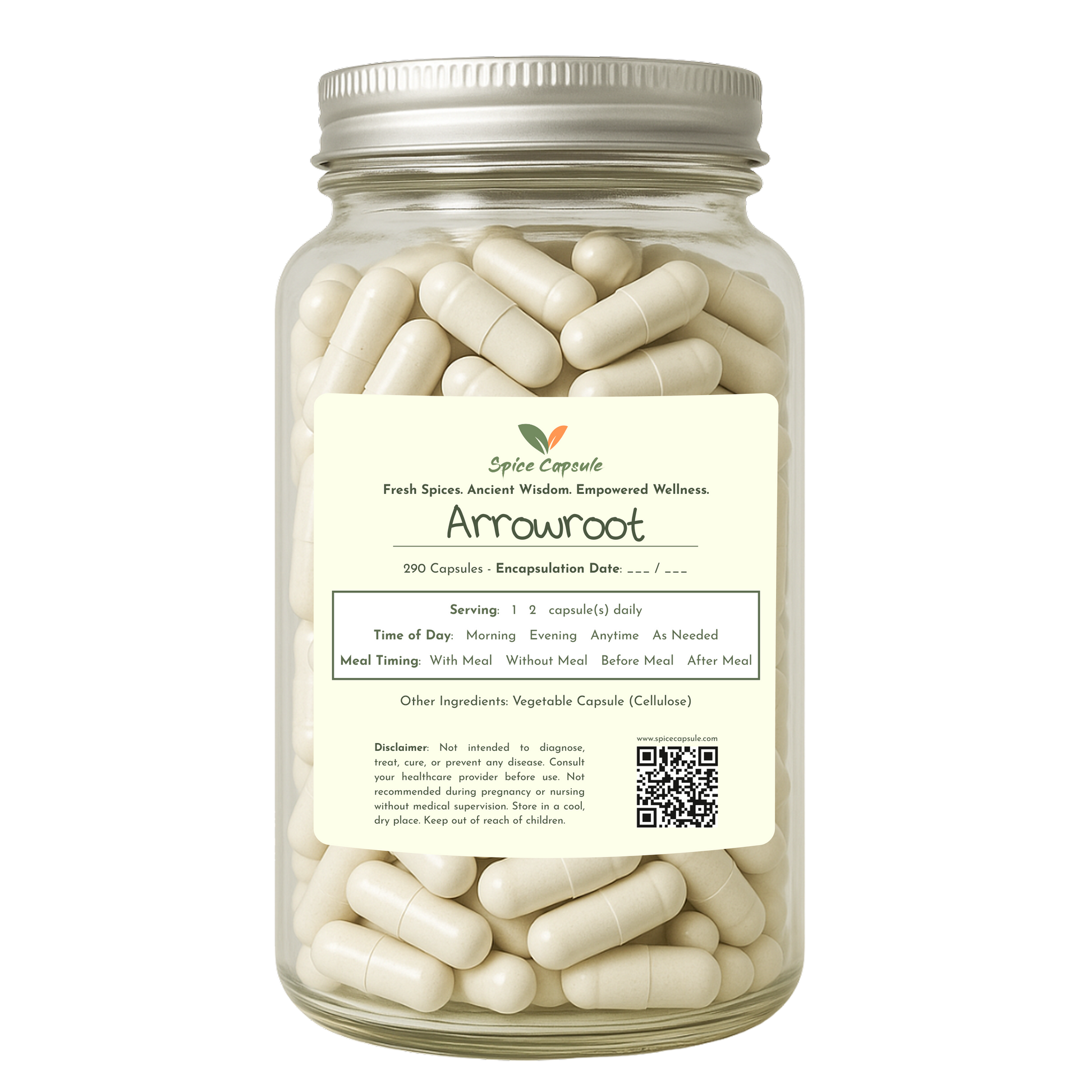 Arrowroot Capsules