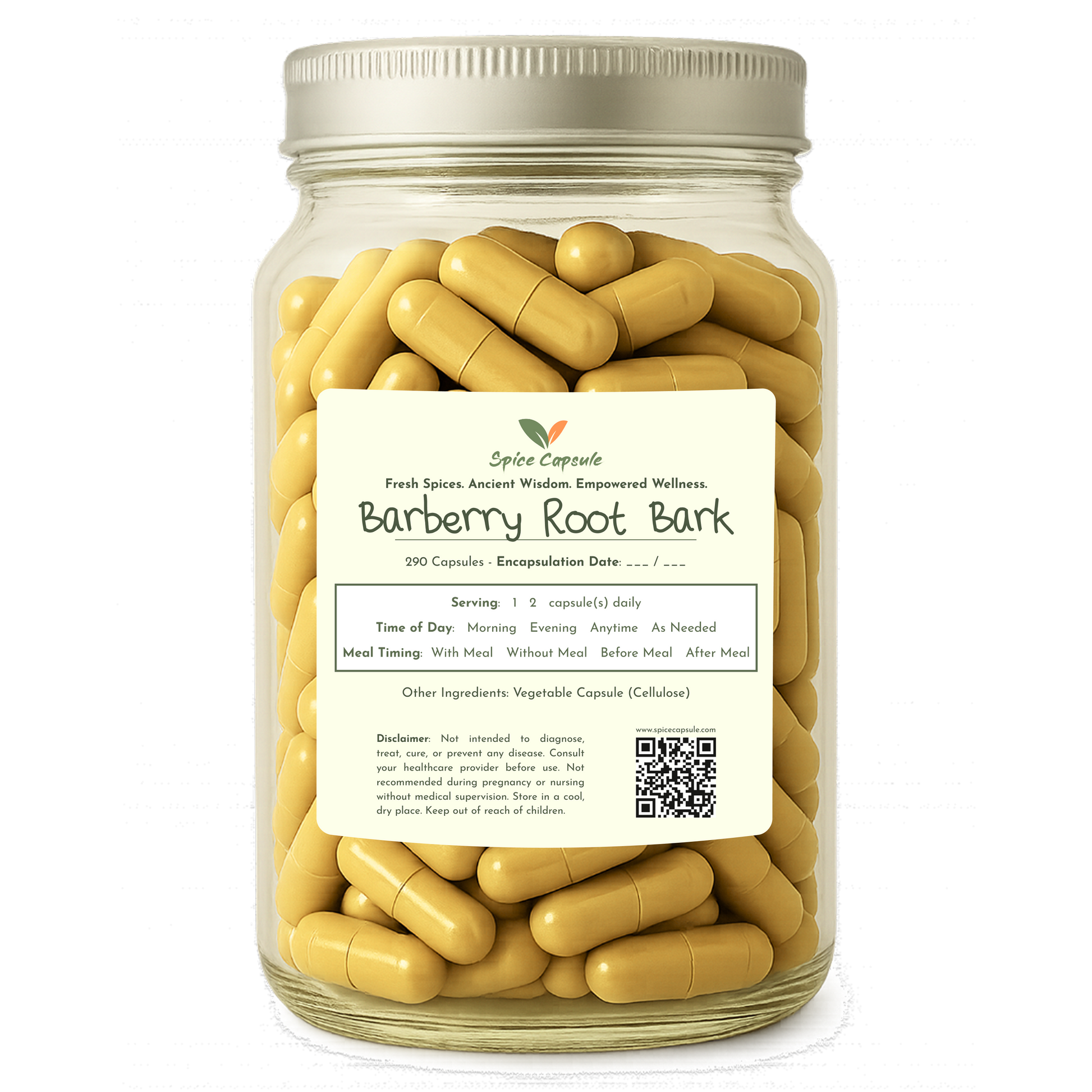 Barberry Root Bark Capsules